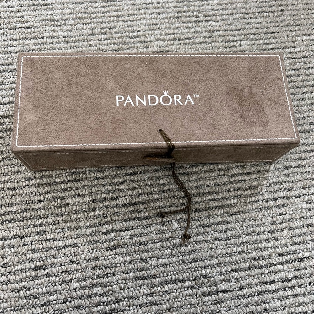 Pandora faux suede jewelry box